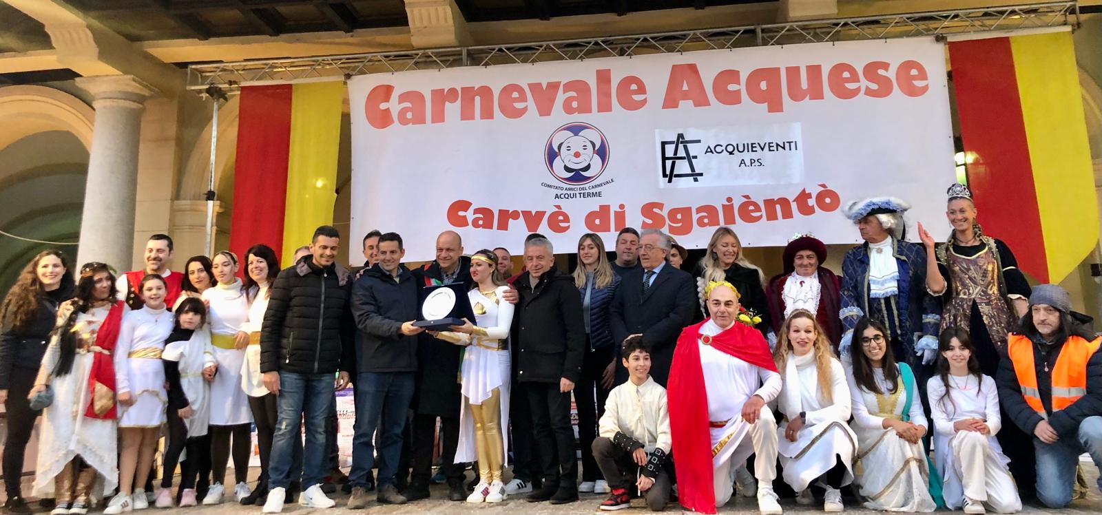 Castelnuovo B primo premio carnevale acqui terme 2025